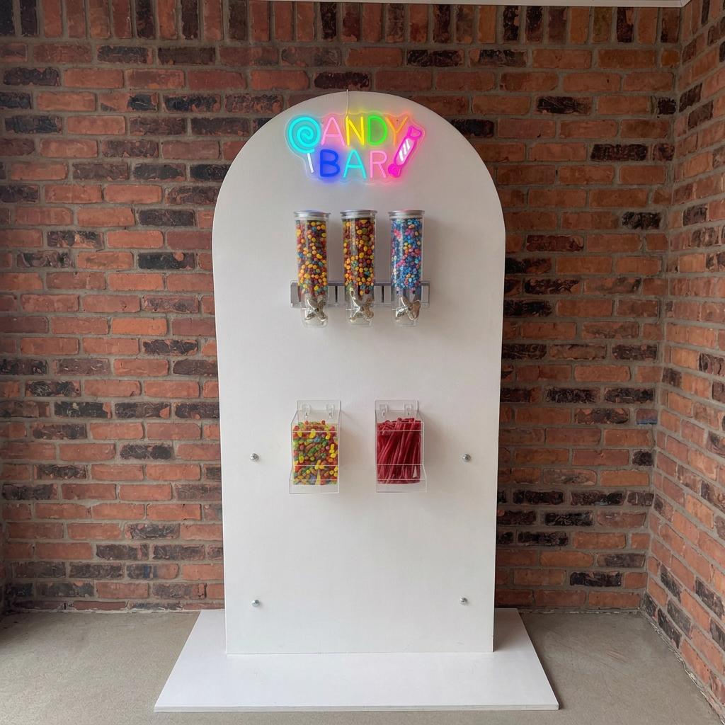 Picture of a candy dispensing wall